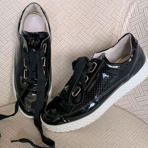 CYCLEUR De Luxe 727 Patent Leather Sneakers Made in Portugal Women's EU40